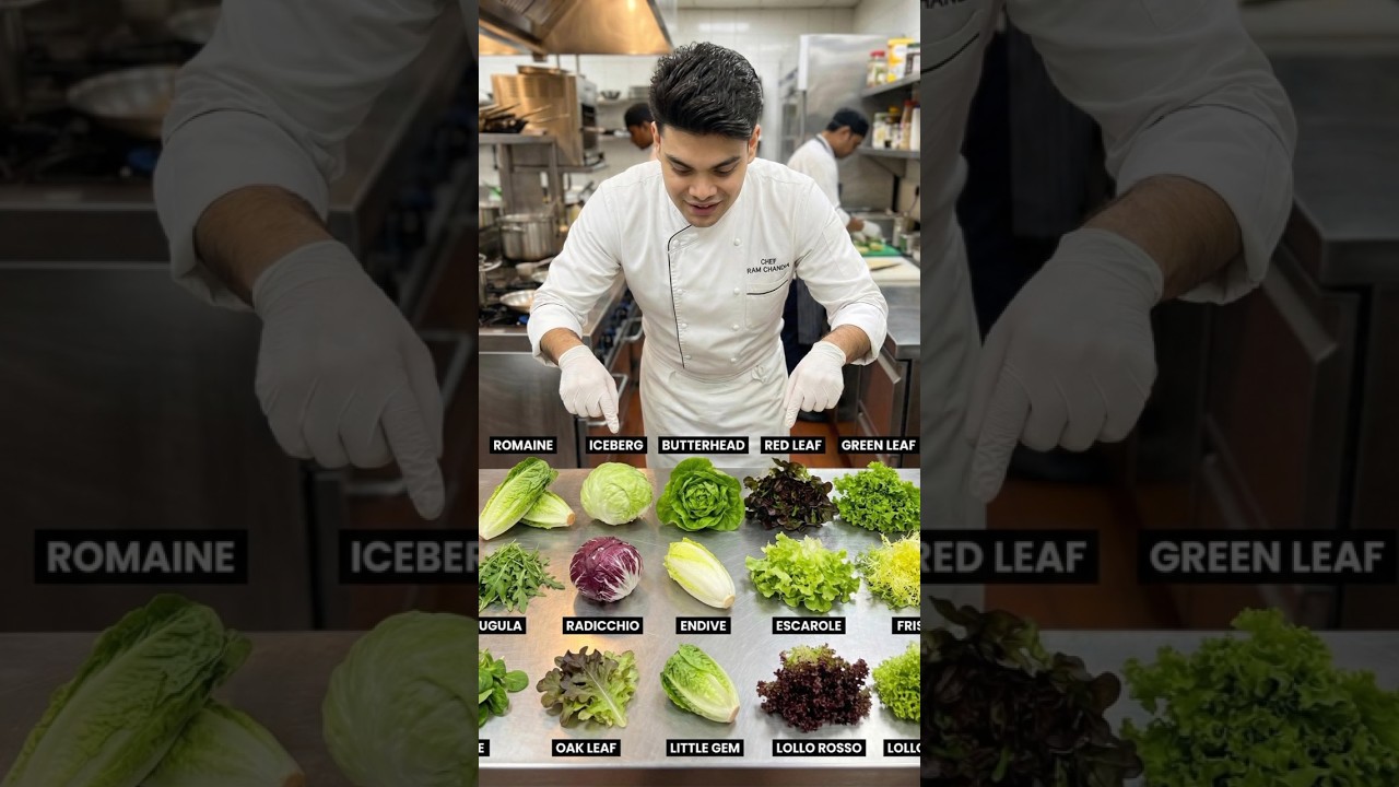 Kitchen Knowledge Lettuce Varieties ✅👨🏻‍🍳 