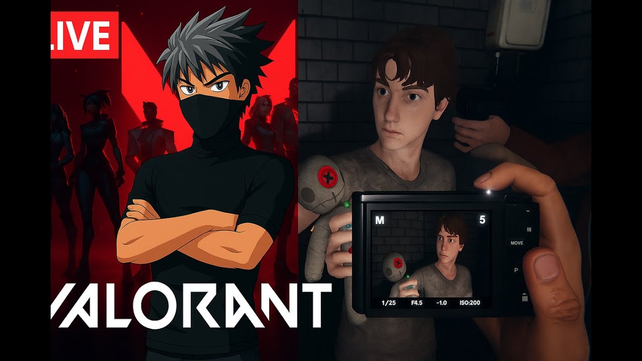 🔴Bhoot bhi maarta hai aur enemy bhi || VALORANT & Phasmophobia Live CSA3 Gaming India #valorantlive