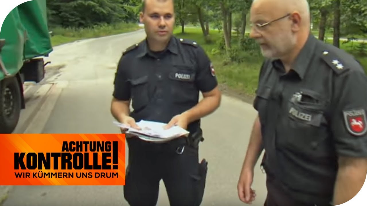 Gefährliche Fahrt: Kann diese Ladung vom LKW fallen? | Achtung Kontrolle | kabel eins