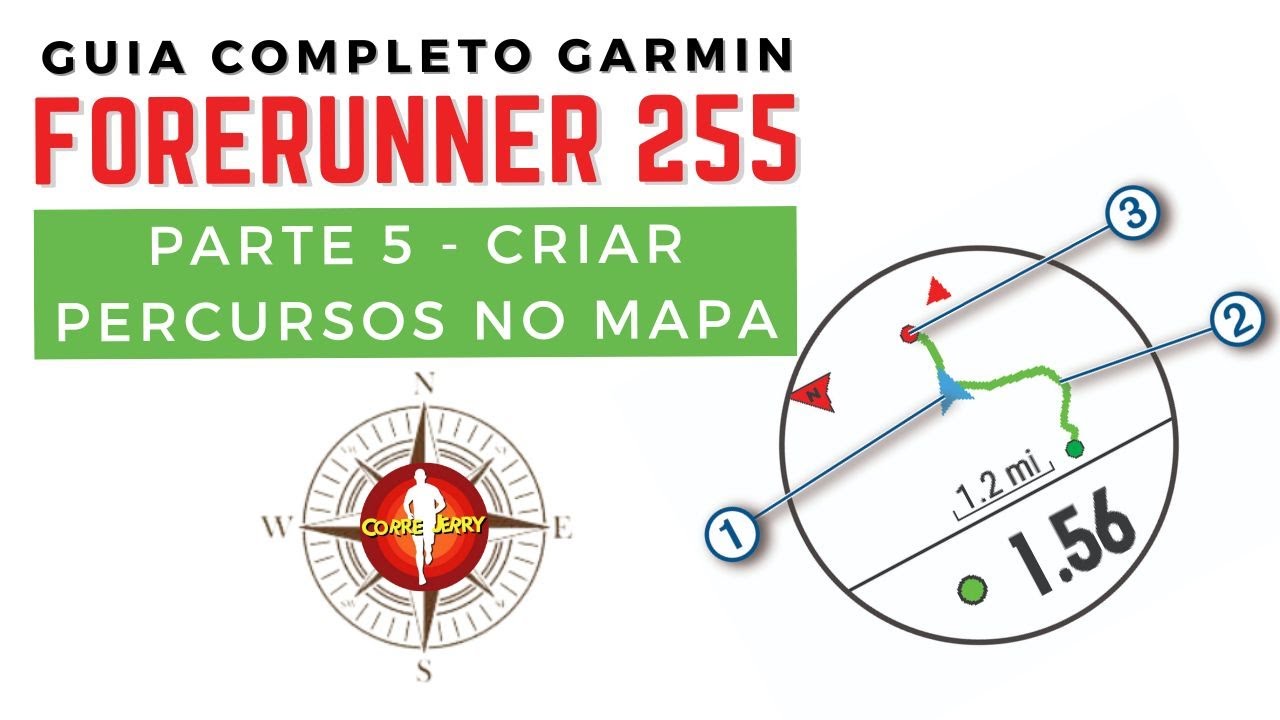 Garmin Forerunner 255 Guia Completo Parte 5 (Criar percurso)