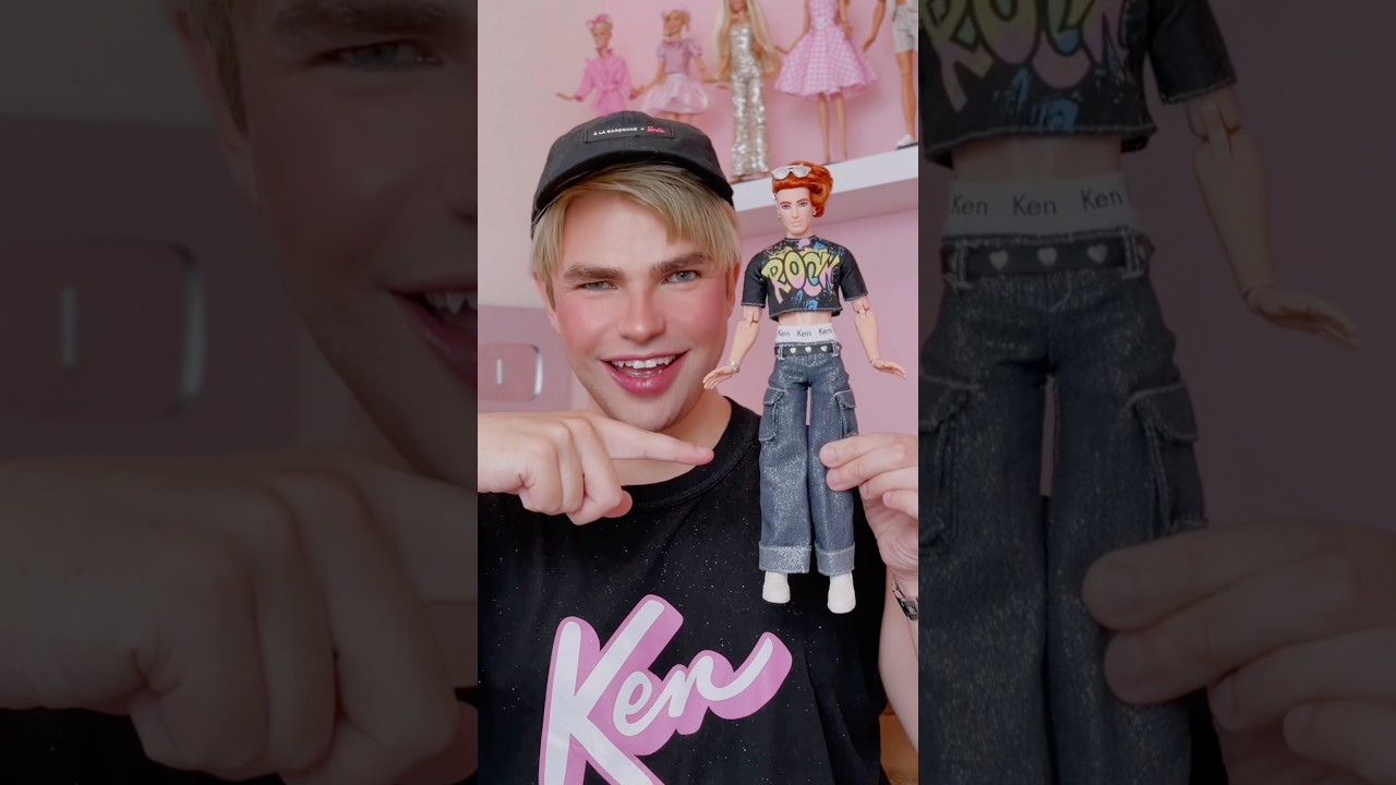 Преображение куклы Кен в новый наряд 🔥 #barbie #ken #kendoll #barbieboy #doll #dolls