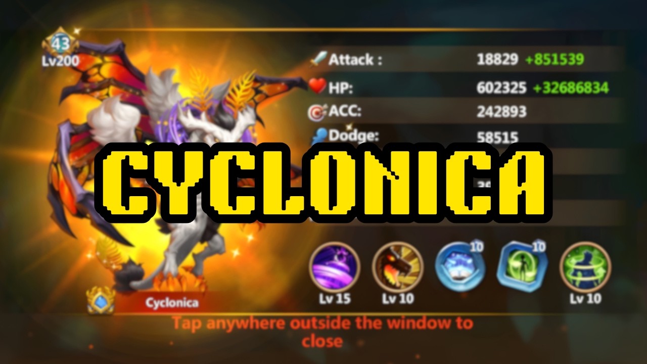 Castle Clash Pure F2P Cyclonica!