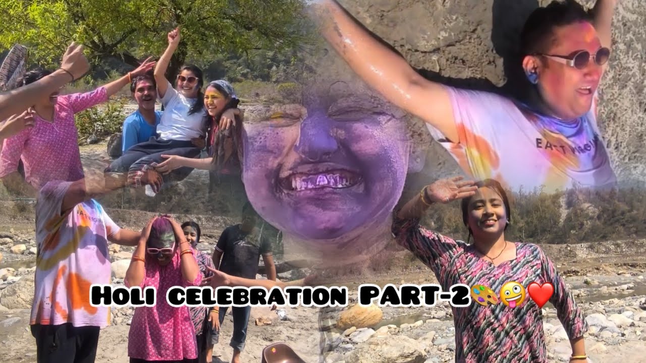 Holi celebration PART-2🎨🤪🫶