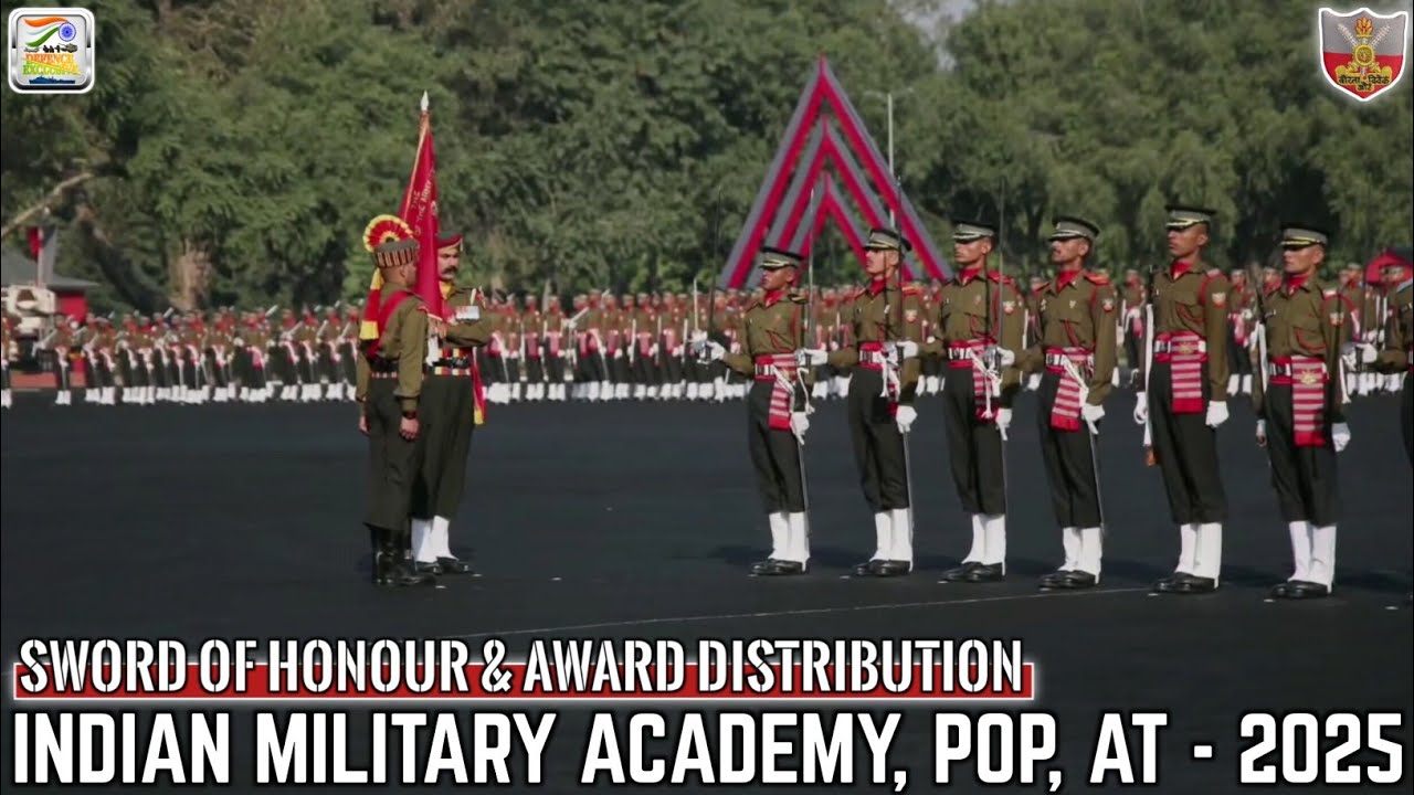 Sword of Honour And Award Distribution At IMA, Passing Out Parade, Autumn Term - 2025