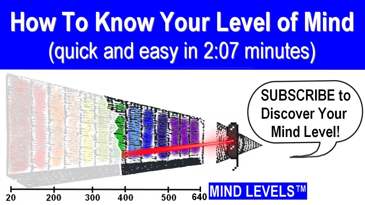 How To Know Your Level of Consciousness (quick & simple method)