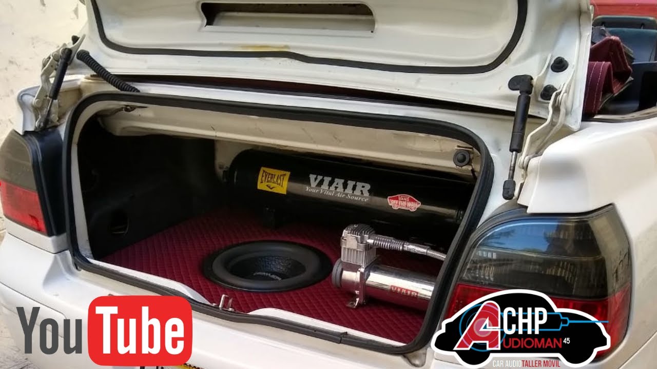 SUBWOOFER la mejor manera de equipar un convertible para que se escuche bien (PROCESO)