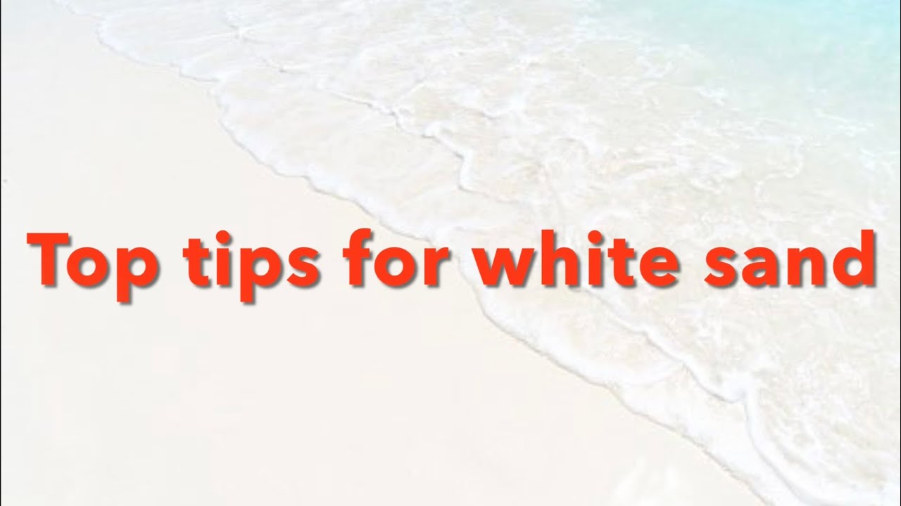 Get sparkling white sand in YOUR reef tank - top tips