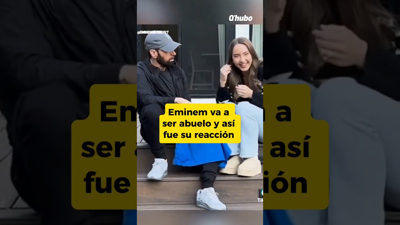 Eminem será abuelo y esta fue su reacción