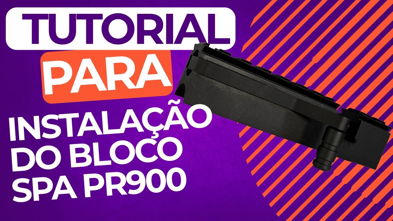 Tutorial de instalação do bloco side lever SPA PR900  - QUICKSHOT