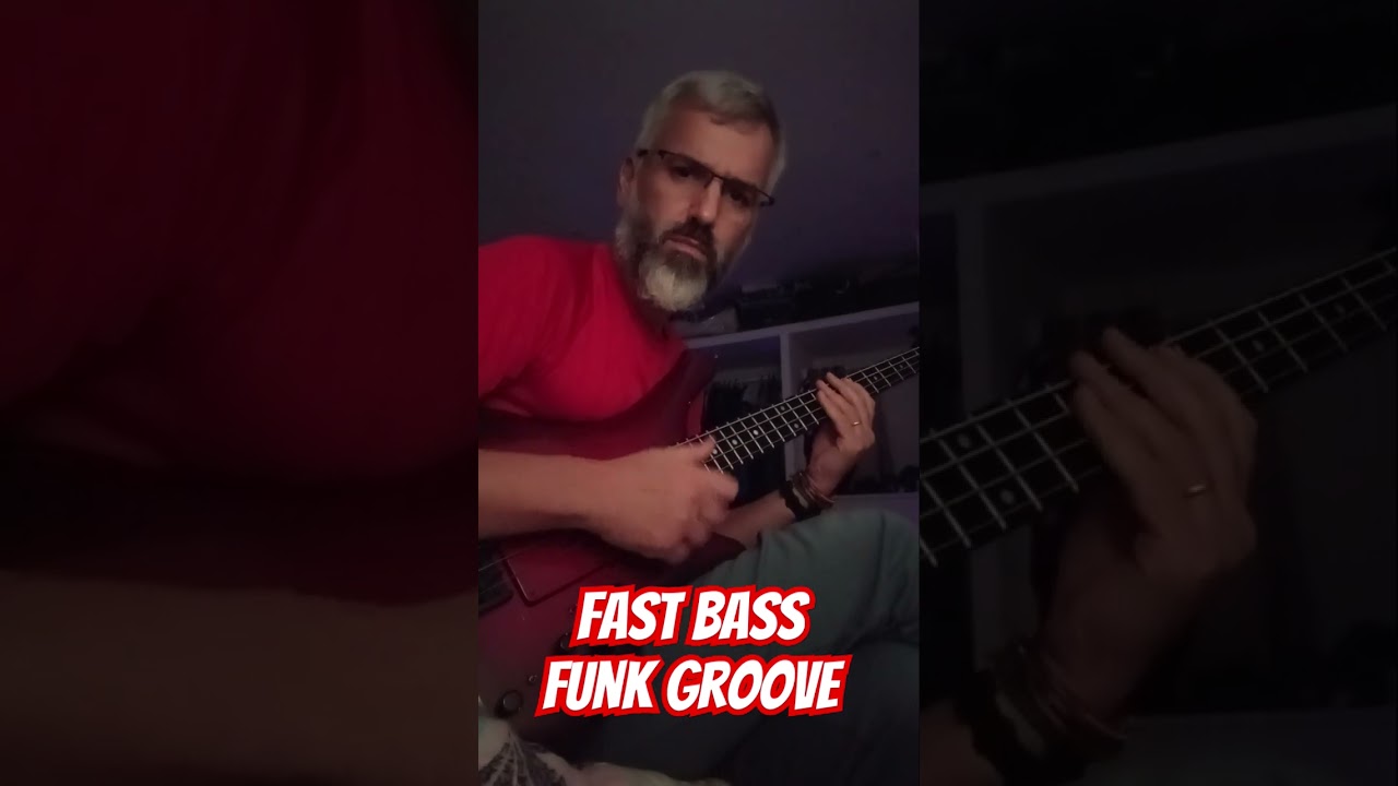 Fast bass funk groove slap #cambioderumbo