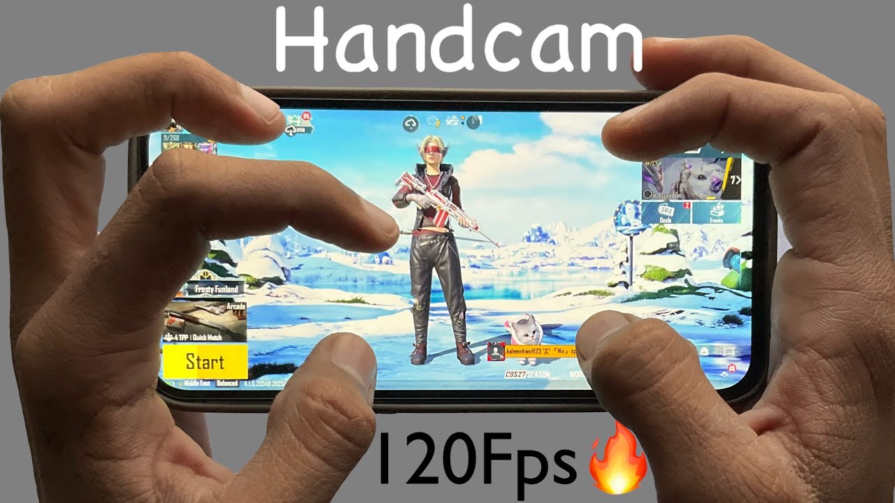 iPhone 13 Pro Max🔥120FPS Best Smooth Handcam GamePlay Test iPhone 13 Pro Max 120FPS IN PubgMobile