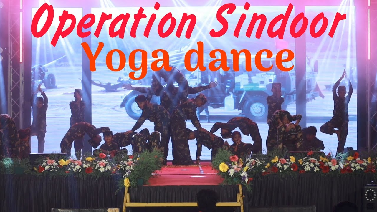 Operation Sindoor - Artistic Yoga Performance ✨🧘‍♀️|തെറ്റുകൾ ഉണ്ടെങ്കിൽ 🙏 |only an attempt