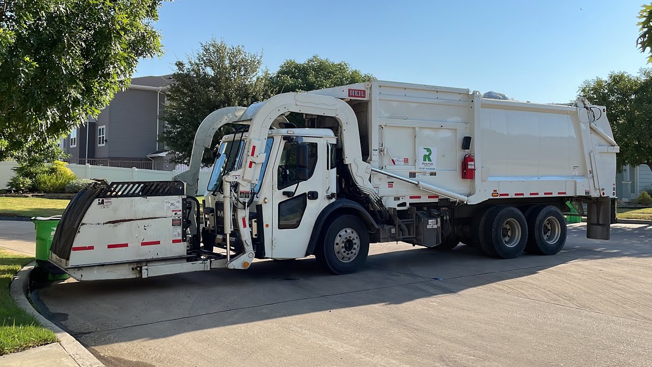 Rhino Removal/Big Truck Rental: Heil Low Rider Garbage Truck!