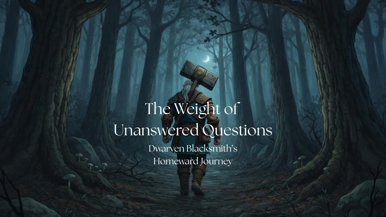 The Weight of Unanswered Questions | Dark Medieval Forest for Deep Work & Study