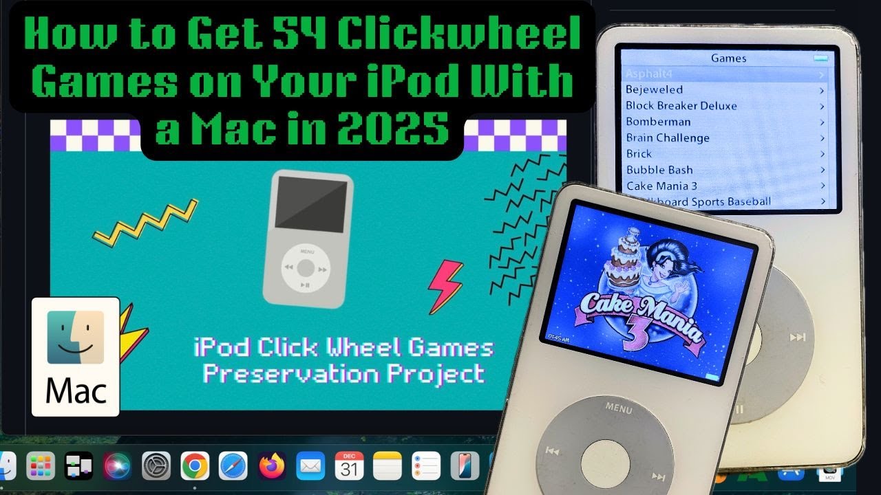 How to Get 54 Clickwheel Games on Your iPod With a Mac in 2025