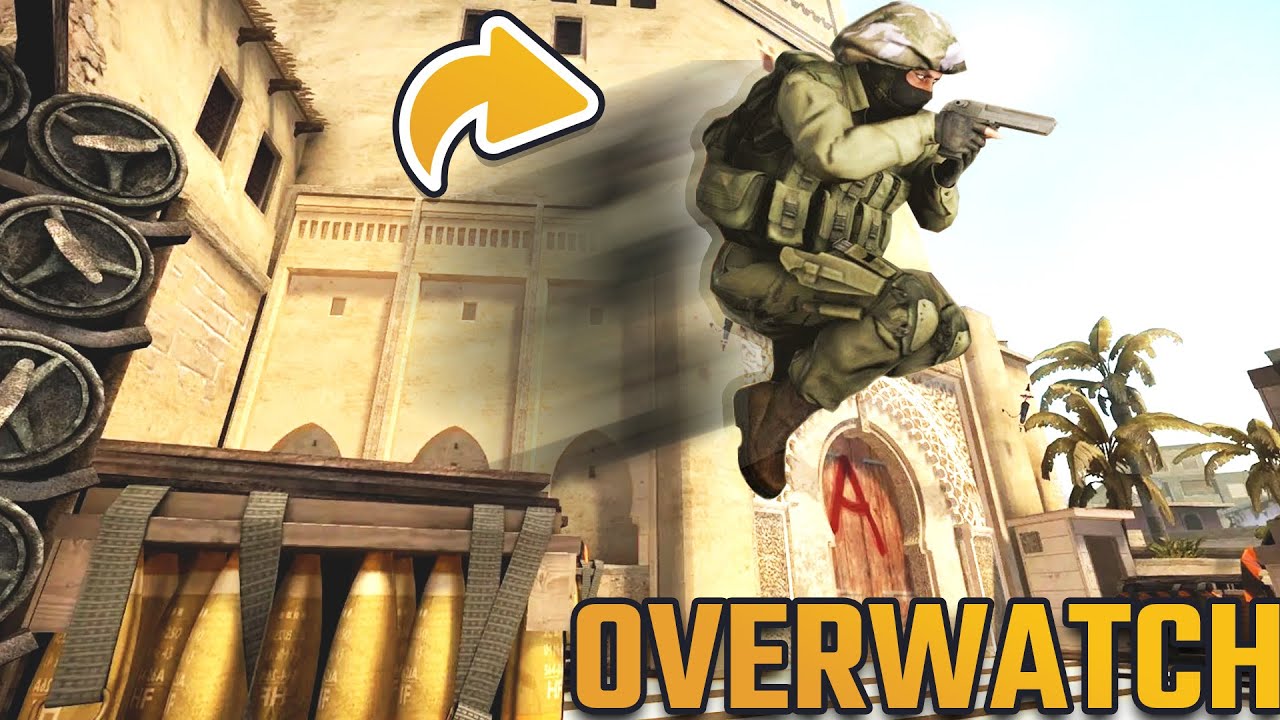 NAJLEPSZY BUNNY HOP W CS:GO 😲😲😲 - Overwatch #179