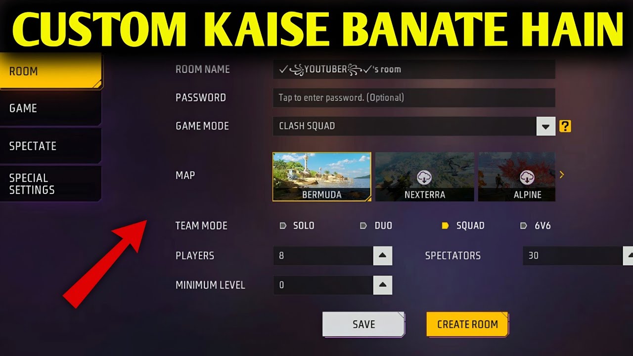 Custom Kaise Banate Hain Free Fire Mein | Custom Kaise Banate Hain | Free Fire Custom Kaise Banate 