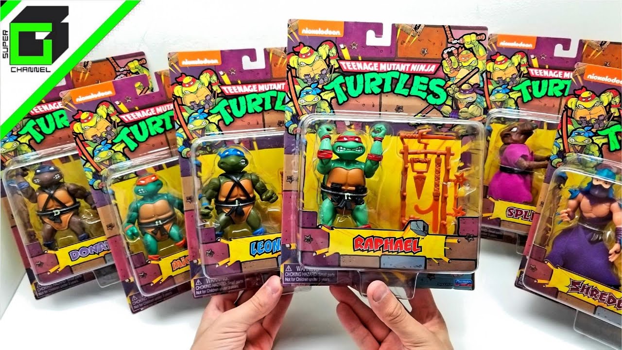 TMNT (классика) Логово черепах из канализации, 6 шт. Распаковка и обзор