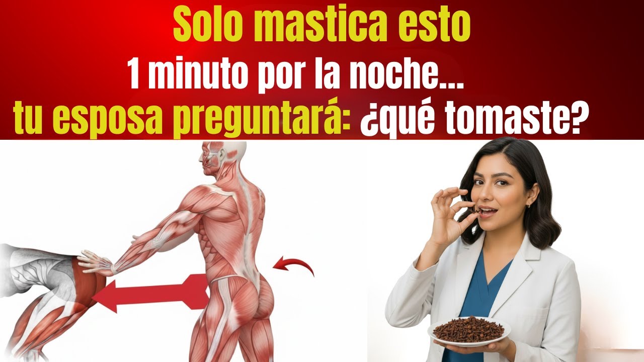 Mastica esta especia natural durante 60 segundos y despierta tu energía masculina | Urólogo
