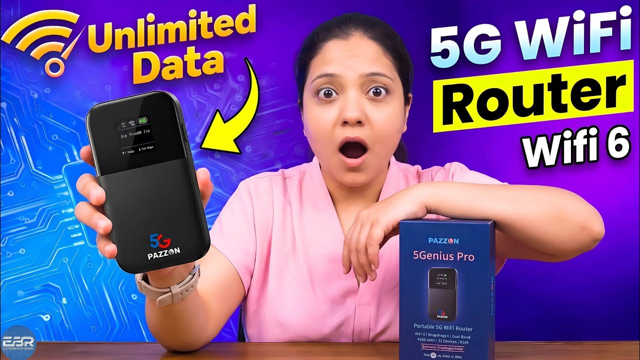 Pazzon 5G Router Review 2026 📶 | Jio SIM Lagao Aur Ghar Ka WiFi Ready! | JioFi Se Better? | EBR