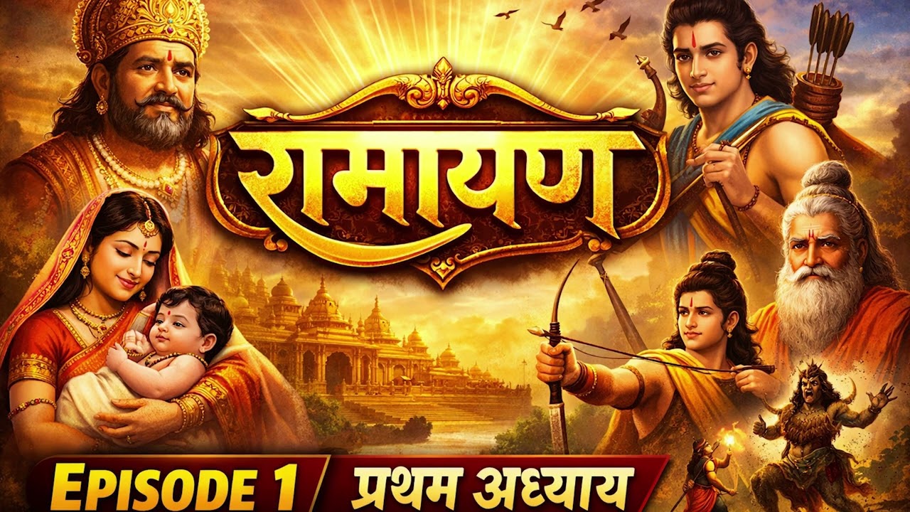 “सपने, संघर्ष और धर्म की कहानी गीति कथा के रुप मे   – रामायण Episode 1” | RAMAYAN EPISODE 1