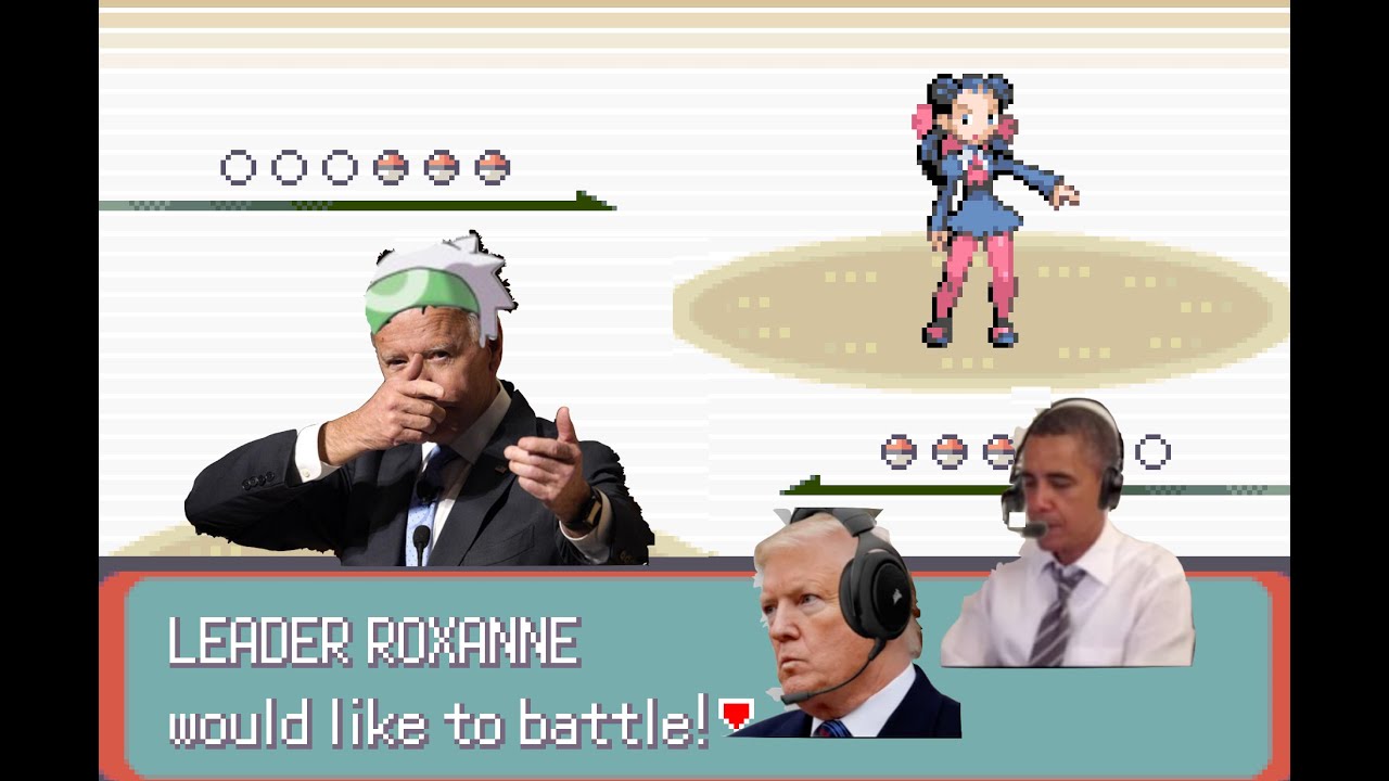 Joe Biden vs Gym Leader Roxanne! (Presidents Play Pokemon Emerald: Episode 2)