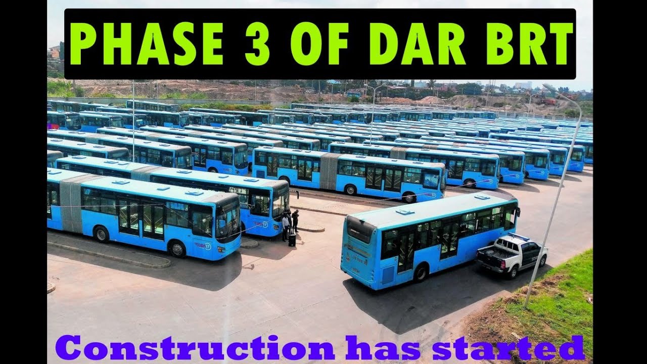 Detailed tour of Tanzania's $148.1m Dar es Salaam BRT phase 3 project progress and all flyovers.