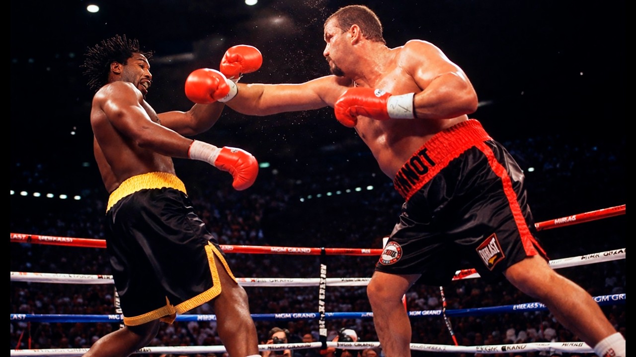 Lennox Lewis (England) vs Tommy Morrison (USA) | KNOCKOUT, BOXING fight, HD
