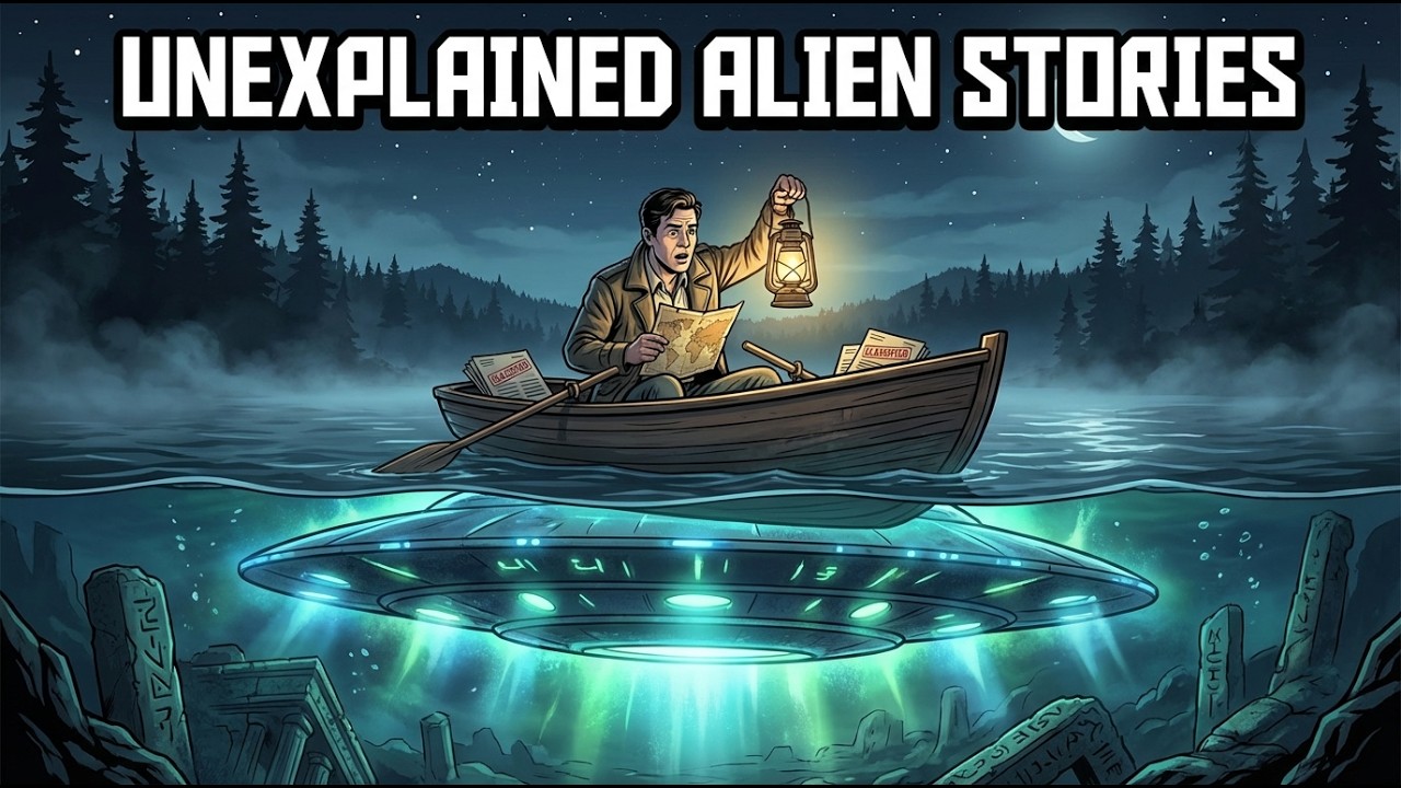 (NO MID ADS) Unexplained Alien Stories For Sleep | The Object Beneath Hollow Lake