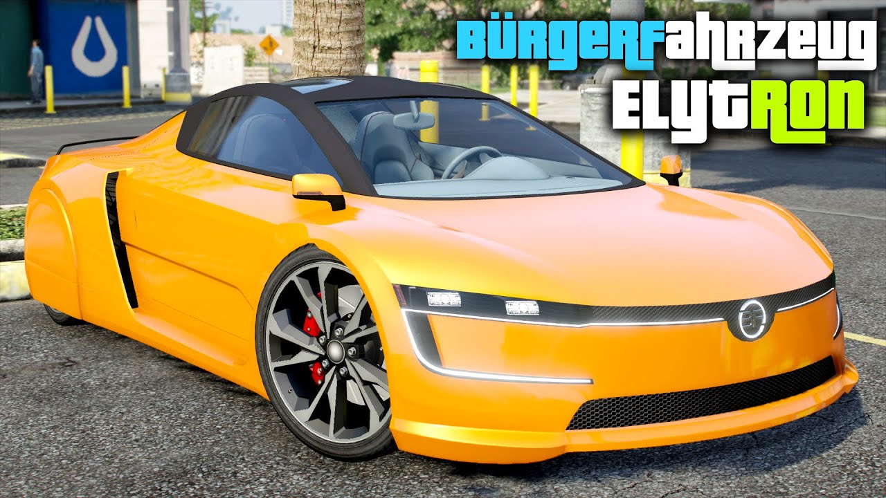 Bürgerfahrzeug Elytron (Volkswagen XL1) - GTA 5 Lore Friendly Car Mod + Download Link!