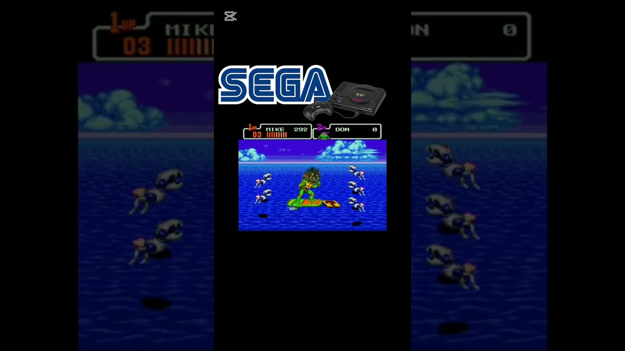 Tortugas ninja en #sega un #beatemup incre&iacute;ble #retrogaming #16bits #sega #videojuegosretro