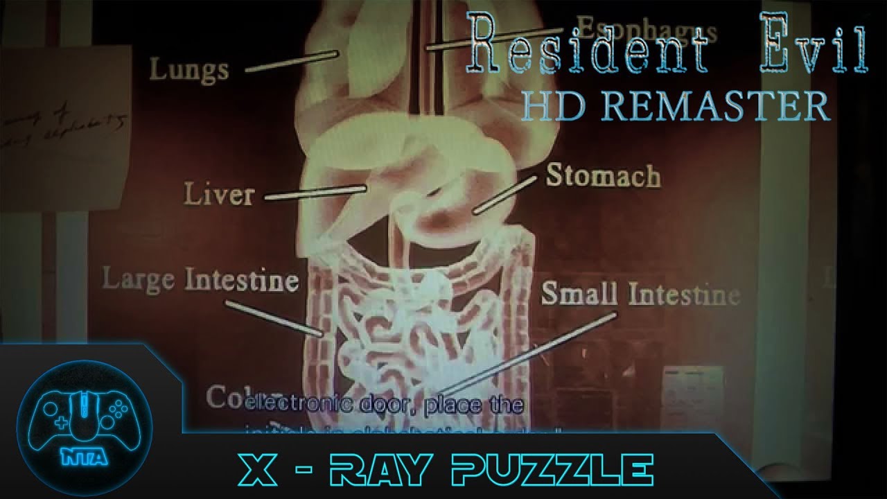 Resident Evil HD Remaster — решение головоломки X-Ray