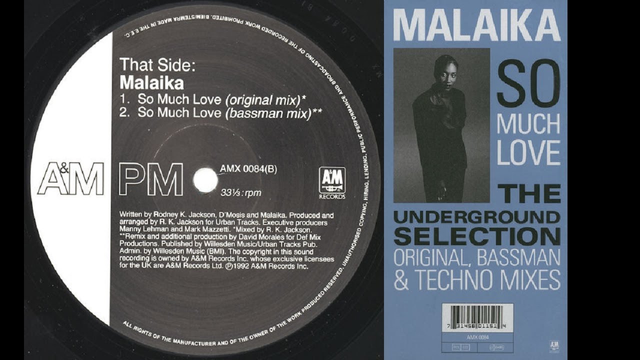 Malaika - So Much Love (Bassman Mix) 1992