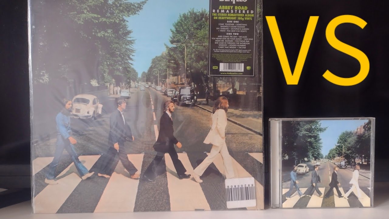 VINILO VS CD THE BEATLES ABBEY ROAD