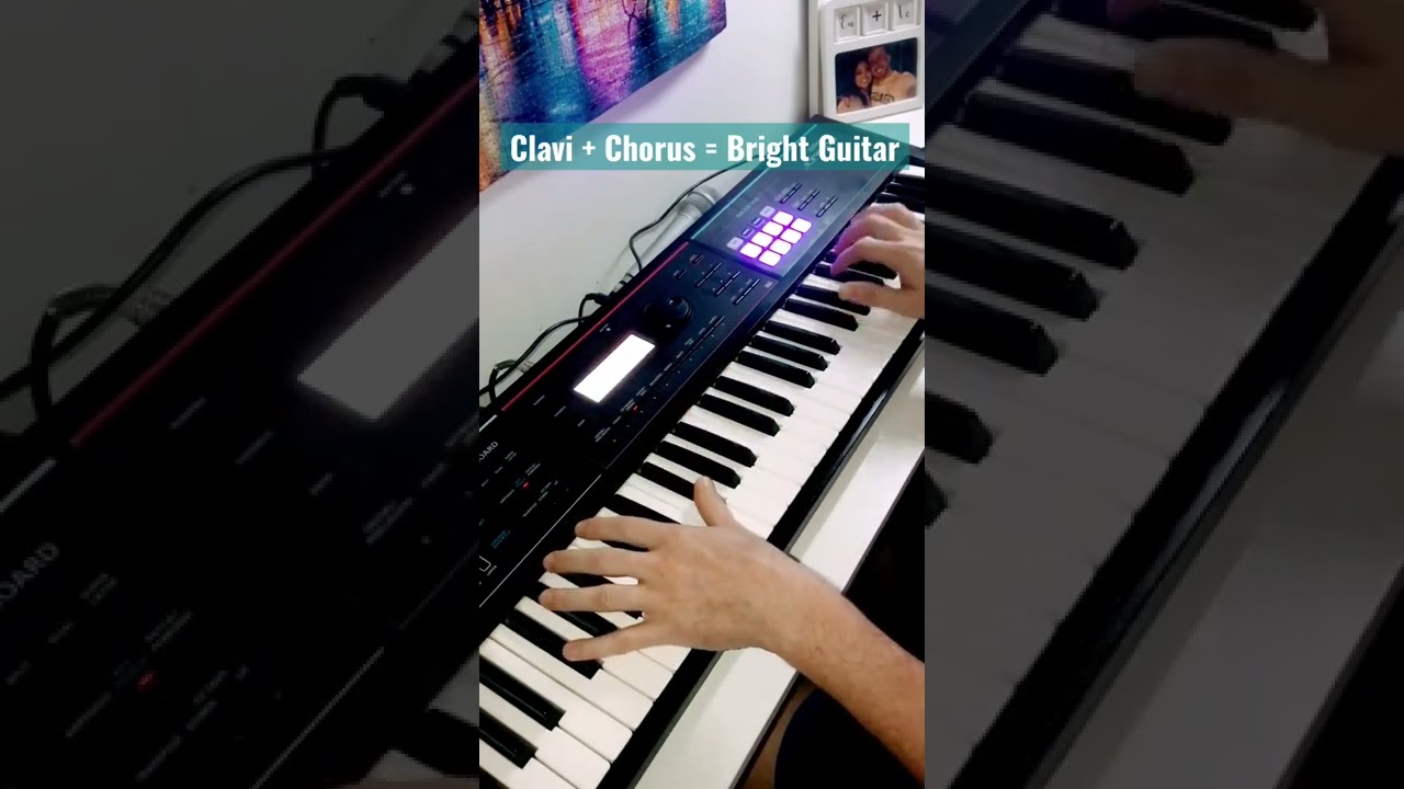 Clavinet with Chorus resembles a Bright Guitar (DEEPLY EXPRESSIVE) #shorts