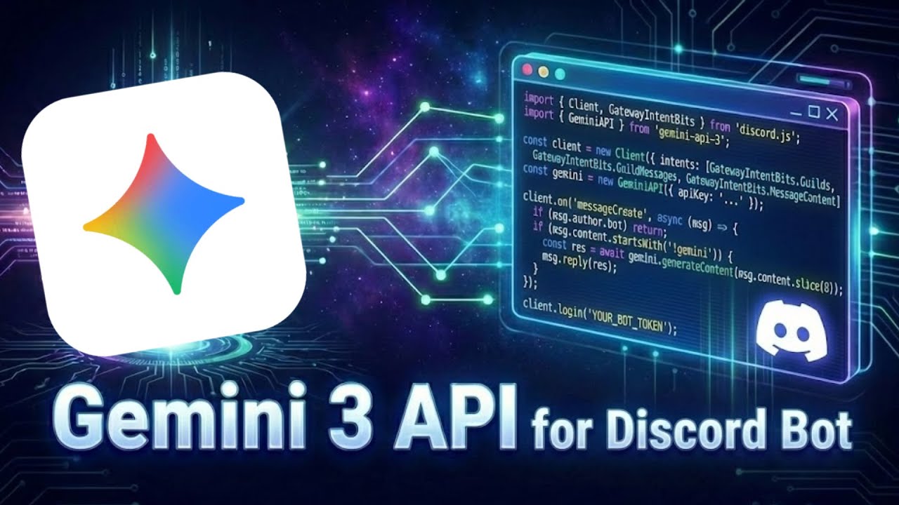 Build an AI Discord Bot Using Gemini 3 API | Discord.js Tutorial