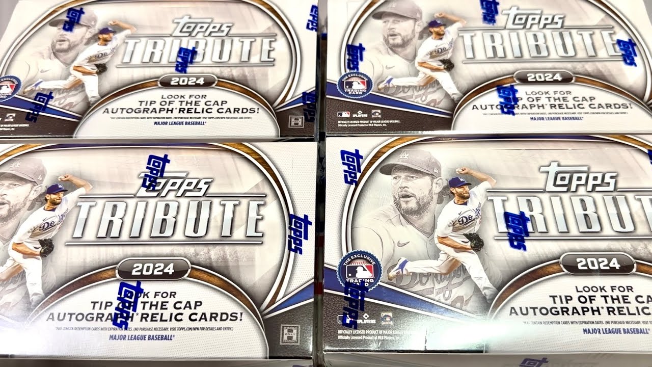 $550 PER BOX!  NEW RELEASE!  2024 TOPPS TRIBUTE BASEBALL CARDS!