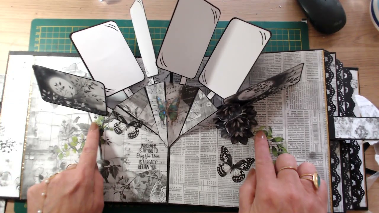 PRESENTATION ALBUM POP UP avec les books Crafts by Liuba et Ciao Bella
