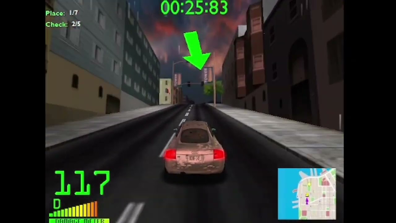 Midtown Madness 2 - San Francisco - Look Out! - Checkpoint Race #8 