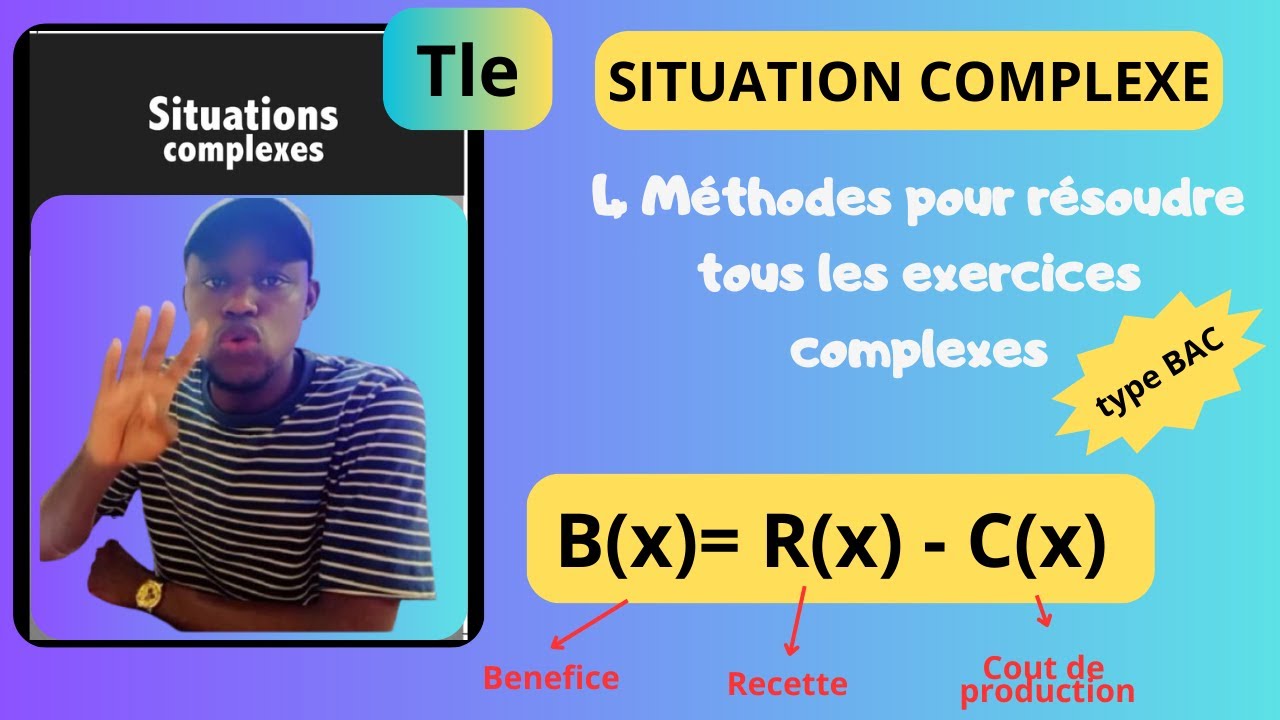 SITUATION COMPLEXE 1/ Etude de Fonction