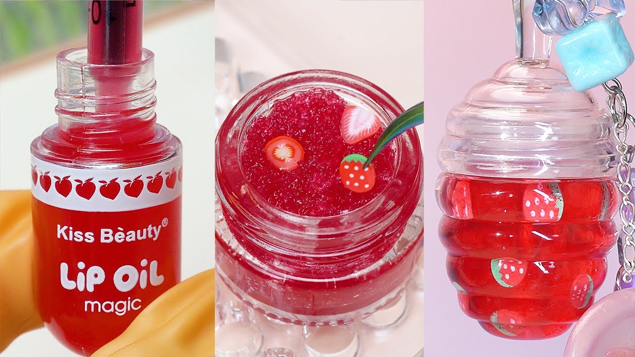 Satisfying Makeup Repair ASMR💄DIY Handmade Lip Gloss Tutorial & Old Makeup Recovery Tips