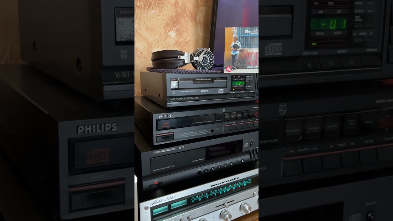 VINTAGE PHILIPS CD 160 with legendary TDA 1541 dac #vintageaudio