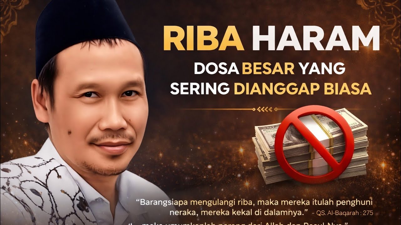 Ngaji Gus Baha =riba haram' dosa besar yang sering di anggap biasa #gusbahaviral 
