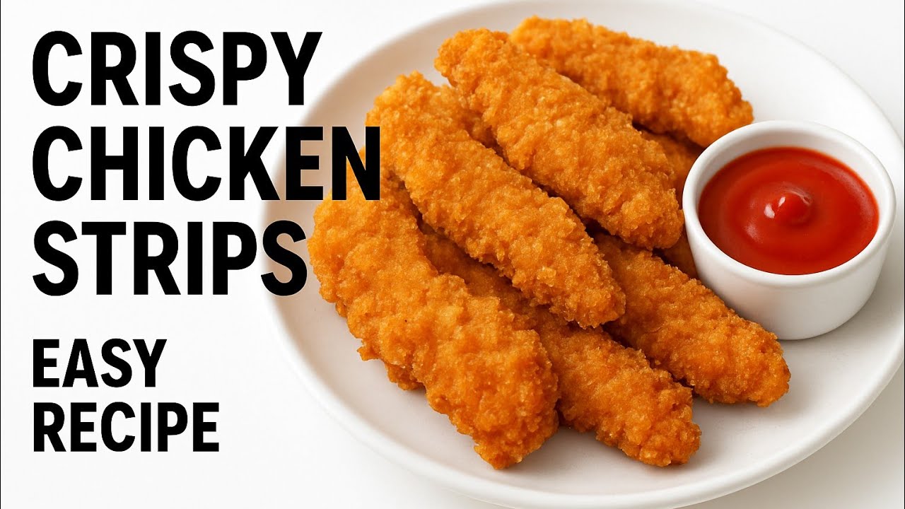 Crispy Chicken Tenders Recipe | Easy Homemade Chicken Strips