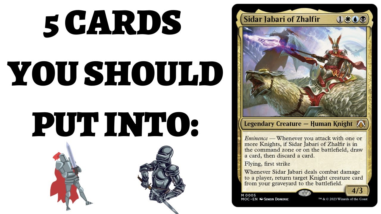 5 BUDGET UPGRADES FOR: Sidar Jabari of Zhalfir