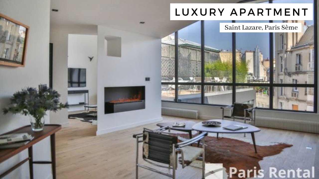 Luxury Paris Rental Apartment Tour  | Saint Lazare | PARISRENTAL - REF. 58921