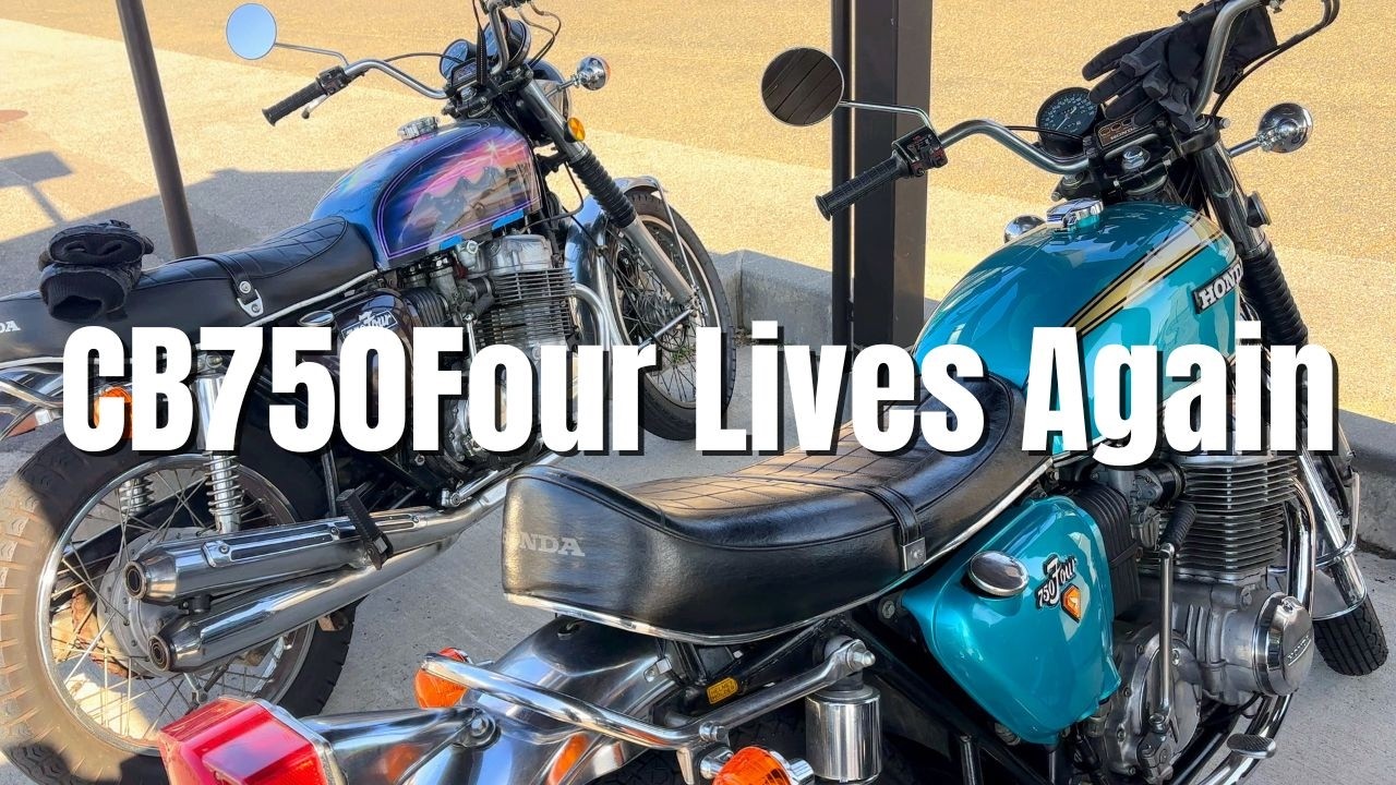 Heavy Snow, Dead Battery… Finally Riding Again | CB750Four