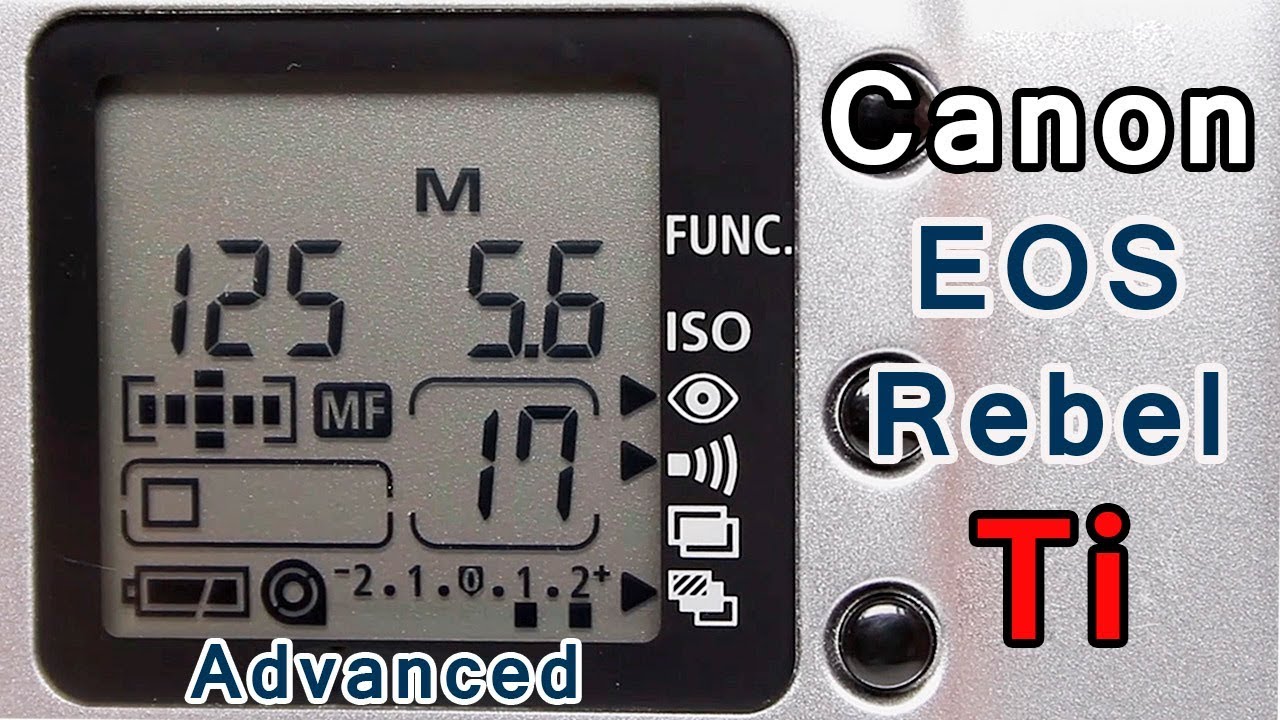 Advanced Functions Canon EOS Rebel Ti SLR Film Camera, EOS Kiss 5, EOS 300V