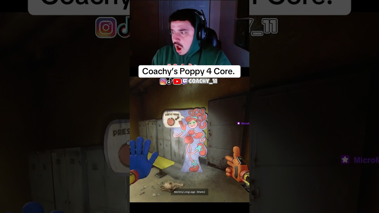 Coachy&rsquo;s Poppy 4 Core 💀 #funnystreammoments #varietygaming #horrorgaming #poppy4