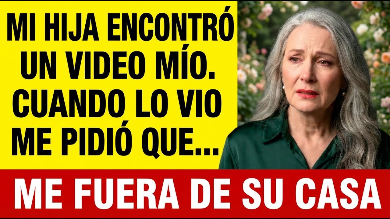 Mi hija encontró un video mío. Cuando lo vio, ME PIDIÓ QUE ME FUERA DE SU CASA